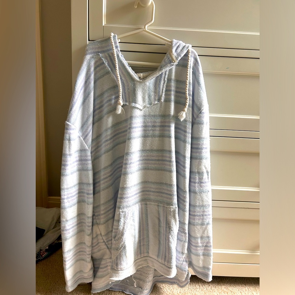 Ocean Drive Stripped Pullover